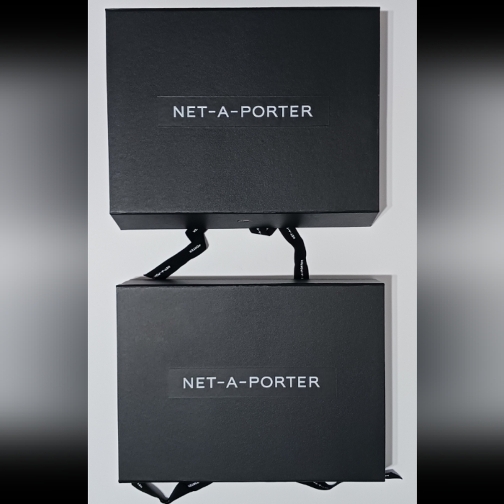 Net-A-Porter Empty boxes + 1 Travel Garment Bag + Extras.